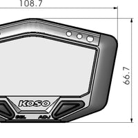 Koso X-2 Boost Gauge W/ Air/fuel Ratio And Temperature - Street Collection