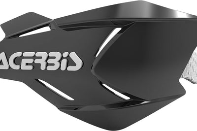 Acerbis X-factory Handguard Black/black - Black/White - Snowmobile Collection