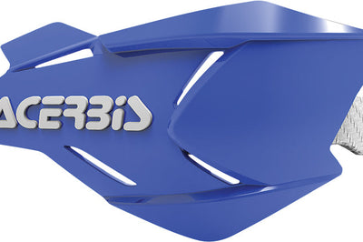 Acerbis X-factory Handguard Black/black - Blue/White - Snowmobile Collection