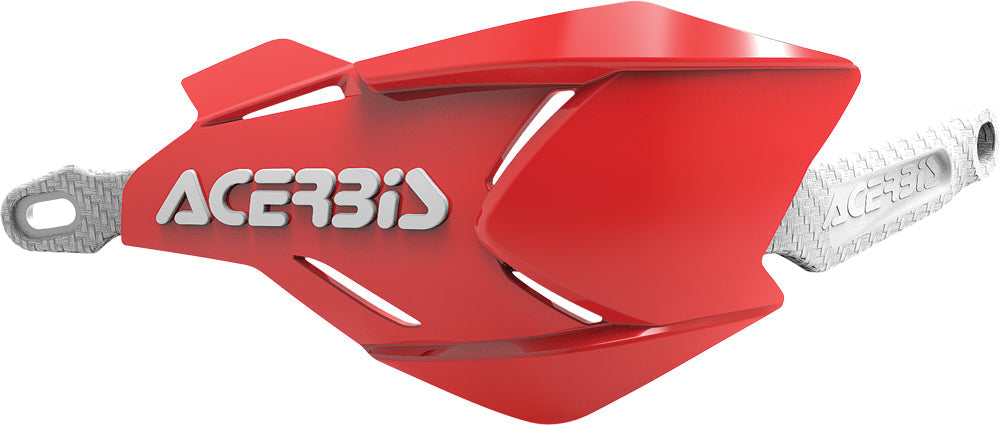 Acerbis X-factory Handguard Black/black - Red/White - Snowmobile Collection
