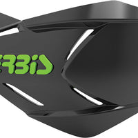 Acerbis X-factory Handguard Black/black - Red/White - Snowmobile Collection