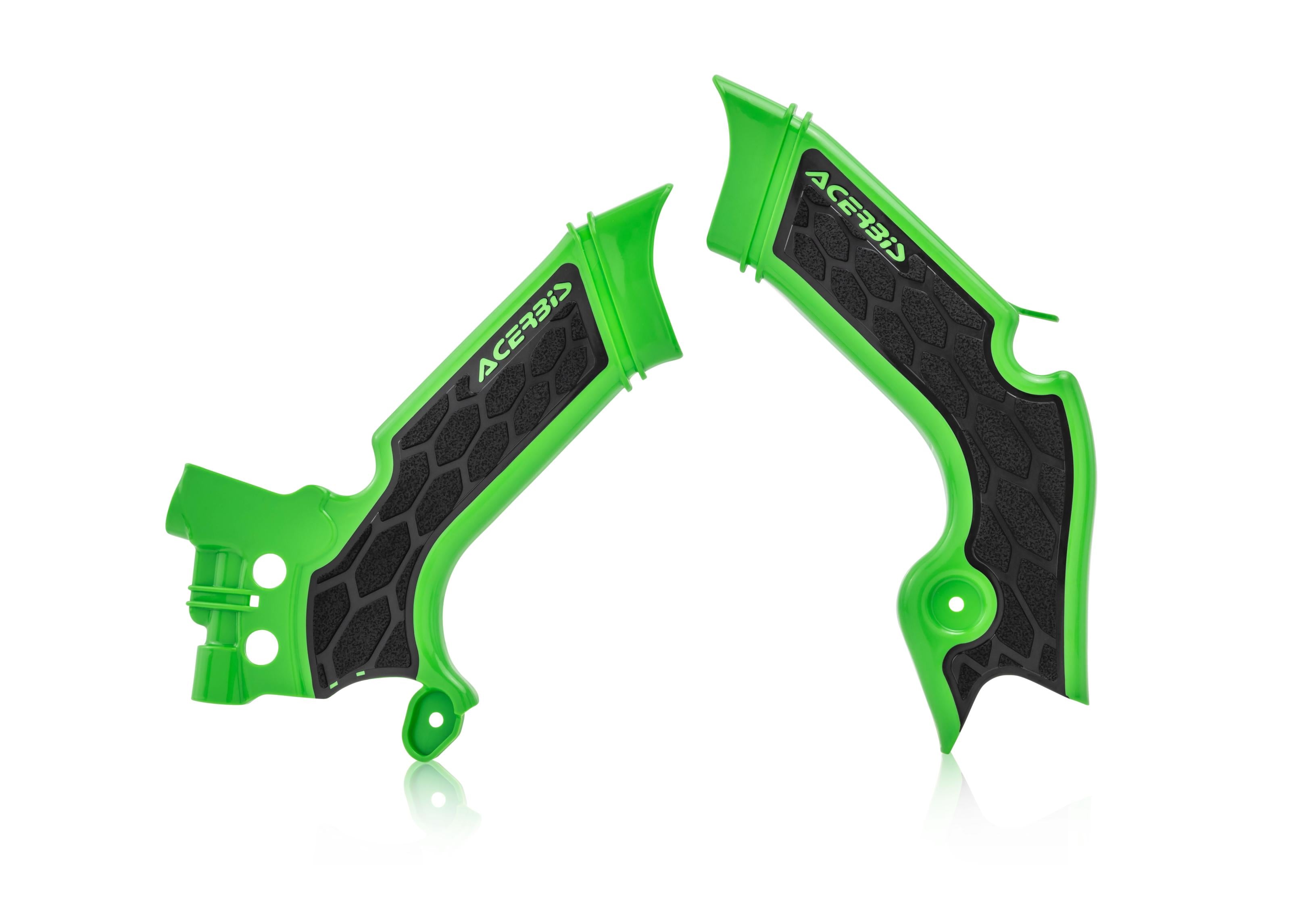 Acerbis X-grip Frame Guard Kaw Green/black - Offroad Collection