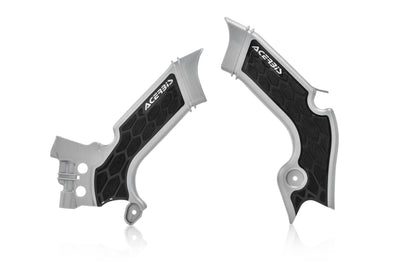 Acerbis X-grip Frame Guard Kaw Silver/black - Offroad Collection