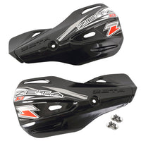 Zeta X3 Handguard Shield White - Orange - Snowmobile Collection
