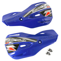 Zeta X3 Handguard Shield White - Orange - Snowmobile Collection