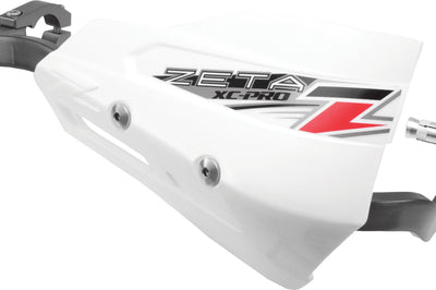 Zeta Xc Pro Protector Handguard Shileds White - Snowmobile Collection