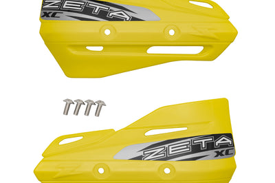 Zeta Xc Protector Handguard Shields Yellow - Snowmobile Collection