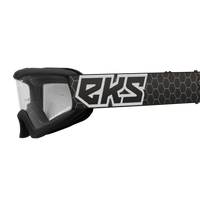 Eks Brand Xgrom Youth Goggle Black/white Clear - Fluorescent Yellow/Black/Fire - Bicycle Collection