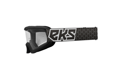 Eks Brand Xgrom Youth Goggle Black/white Clear - Black/White - Bicycle Collection