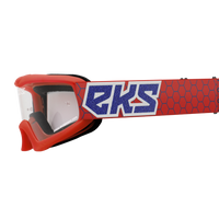 Eks Brand Xgrom Youth Goggle Black/white Clear - Fluorescent Yellow/Black/Fire - Bicycle Collection