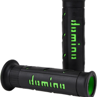 DOMINO RACING Xm2 Grips Black/Green Pair