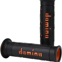 DOMINO RACING Xm2 Grips Black/Orange Pair