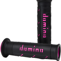 DOMINO RACING Xm2 Grips Black/Pink Pair