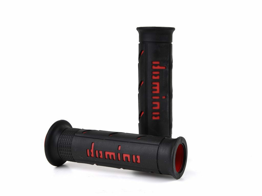 DOMINO RACING Xm2 Grips Black/Red Pair