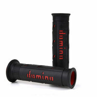 DOMINO RACING Xm2 Grips Black/Red Pair