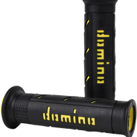 DOMINO RACING Xm2 Grips Black/Yellow Pair