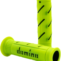 DOMINO RACING Xm2 Grips Flo Yellow/Black Pair