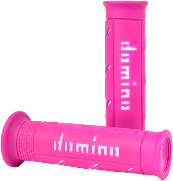 DOMINO RACING Xm2 Grips Pink/White Pair