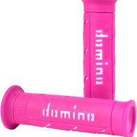 DOMINO RACING Xm2 Grips Pink/White Pair
