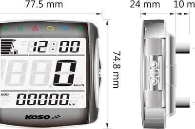 Koso Xr-01s Speedometer - Street Collection