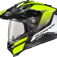 SCORPION EXO Xt9000 Carbon Full Face Helmet Trailhead Hi Vis 2x - Helmets