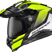 SCORPION EXO Xt9000 Carbon Full Face Helmet Trailhead Hi Vis 2x - Helmets