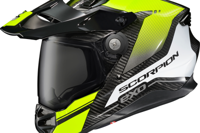 SCORPION EXO Xt9000 Carbon Full Face Helmet Trailhead Hi Vis Xl - Helmets
