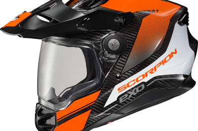 SCORPION EXO Xt9000 Carbon Full Face Helmet Trailhead Orange 2x - Helmets