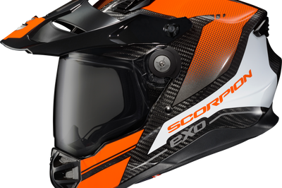 SCORPION EXO Xt9000 Carbon Full Face Helmet Trailhead Orange 2x - Helmets