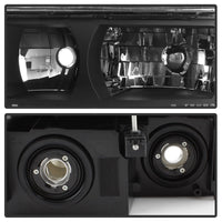 SPYDER xTune 02-06 Chevy Avalanche w/Cladding OEM Bumper Light & Headlights - (BLACK) (HD-JH-CAVA02-SET-BK) - Lights
