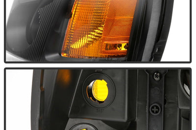 SPYDER xTune 02-09 GMC Envoy OEM Style Headlights - Black (HD-JH-GEN02-AM-BK) - Lights