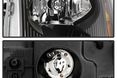SPYDER xTune 02-09 GMC Envoy OEM Style Headlights - Black (HD-JH-GEN02-AM-BK) - Lights