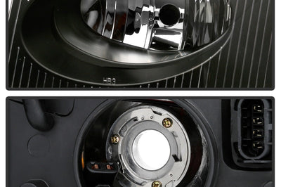 SPYDER xTune 02-09 GMC Envoy OEM Style Headlights - Black (HD-JH-GEN02-AM-BK) - Lights