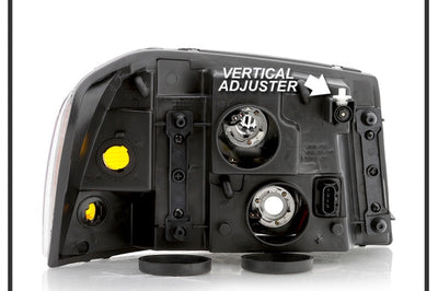 SPYDER xTune 02-09 GMC Envoy OEM Style Headlights - Black (HD-JH-GEN02-AM-BK) - Lights