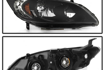 SPYDER xTune 04-05 Honda Civic (Excl Hatchback/Si) OEM Style Headlights - Black (HD-JH-HC04-4D-AM-BK) - Lights