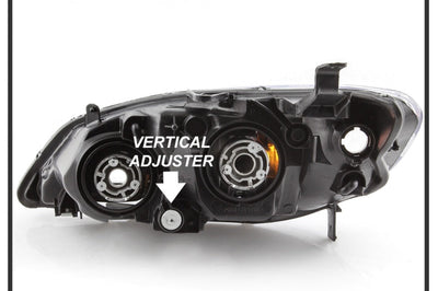 SPYDER xTune 04-05 Honda Civic (Excl Hatchback/Si) OEM Style Headlights - Black (HD-JH-HC04-4D-AM-BK) - Lights