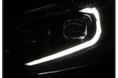 SPYDER xTune 09-14 Acura TSX Projector Headlights - Light Bar DRL - Black (PRO-JH-ATSX09-LB-BK) - Lights