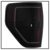 SPYDER xTune 09-14 Ford F-150 Light Bar LED Tail Lights - Black Smoke (ALT-JH-FF15009-LBLED-BSM)