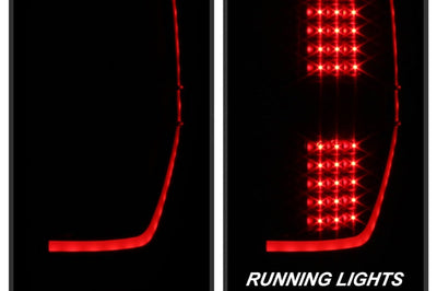 SPYDER xTune 09-14 Ford F-150 Light Bar LED Tail Lights - Black Smoke (ALT-JH-FF15009-LBLED-BSM)