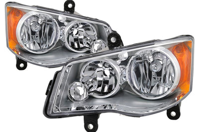 SPYDER xTune 11-17 Dodge Grand Caravan OEM Style Headlights - Chrome (HD-JH-CHRTC08-AM-C) - Lights
