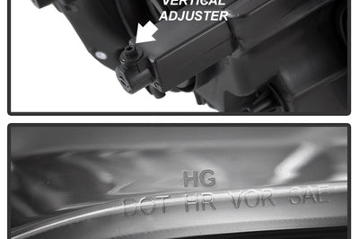 SPYDER xTune 11-17 Dodge Grand Caravan OEM Style Headlights - Chrome (HD-JH-CHRTC08-AM-C) - Lights
