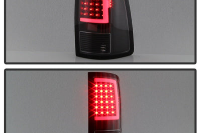 SPYDER xTune 13-18 Dodge Ram 1500 LED Tail Lights - Black (ALT-ON-DRAM13V2-LBLED-BK)