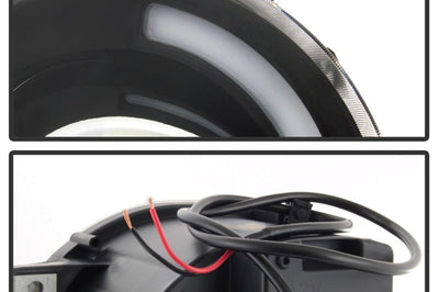 SPYDER xTune 15-17 Jeep Renegade Light Bar DRL Projector Headlights -Black (PRO-JH-JREN-LBDRL-BK) - Lights