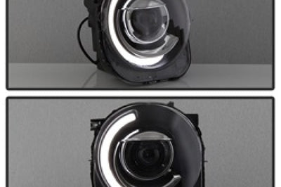 SPYDER xTune 15-17 Jeep Renegade Light Bar DRL Projector Headlights -Black (PRO-JH-JREN-LBDRL-BK) - Lights