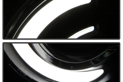 SPYDER xTune 15-17 Jeep Renegade Light Bar DRL Projector Headlights -Black (PRO-JH-JREN-LBDRL-BK) - Lights