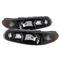 SPYDER Xtune Buick Century 97-05 Regal 97-04 Crystal Headlights Black HD-JH-BUCEN97-AM-BK - Lights