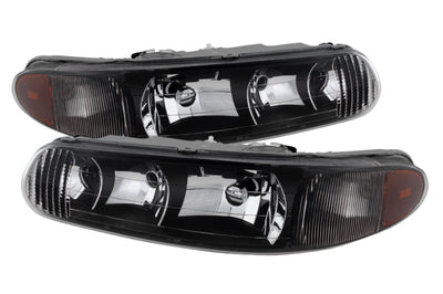 SPYDER Xtune Buick Century 97-05 Regal 97-04 Crystal Headlights Black HD-JH-BUCEN97-AM-BK - Lights