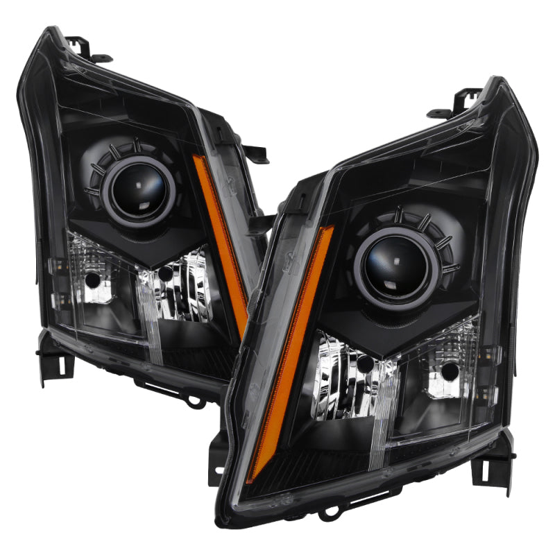 SPYDER xTune Cadillac SRX 10-14 OE Style Halogen Headlights - Black HD-JH-CSRX11-AM-BK - Lights