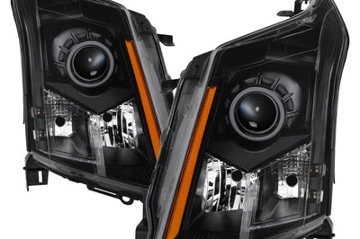 SPYDER xTune Cadillac SRX 10-14 OE Style Halogen Headlights - Black HD-JH-CSRX11-AM-BK - Lights