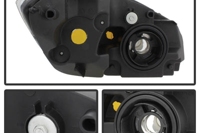SPYDER Xtune Chevy Cobalt 05-10 Crystal Headlights Black HD-JH-CCOB05-AM-BK - Lights